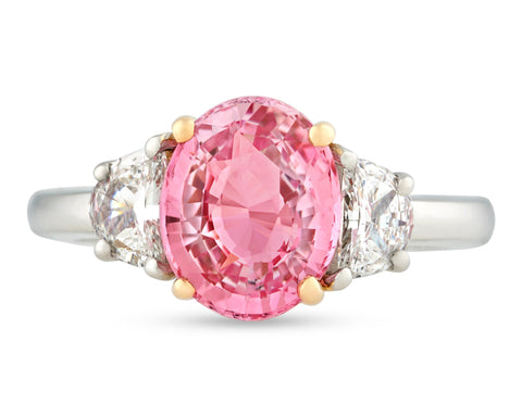 Pink Sapphire Bracelet, 7.09 Carats