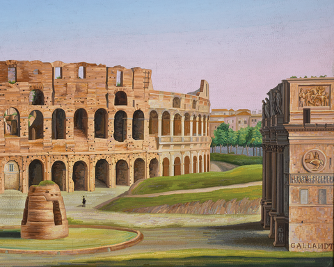 The Colosseum Micromosaic by Luigi Gallandt
