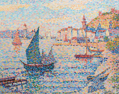 Femme mettant ses bas by Maximilien Luce