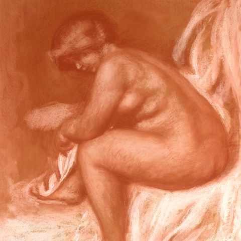 Après le bain by Pierre-Auguste Renoir