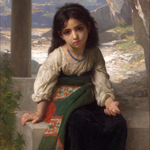La fille du pêcheur by William Bouguereau