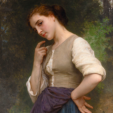 La fille du pêcheur by William Bouguereau