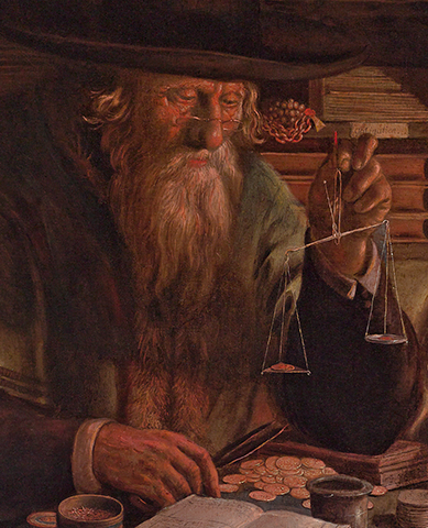 Jan Lutma, Goldsmith by Rembrandt van Rijn