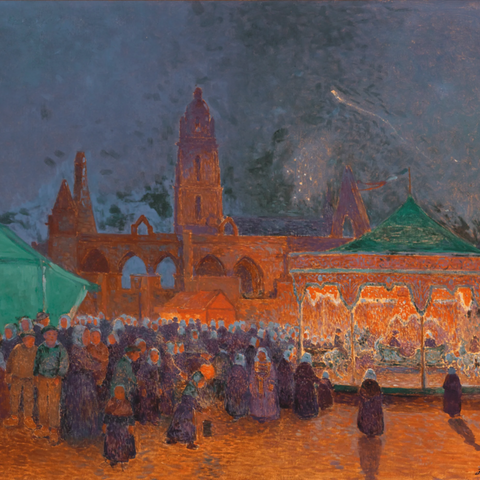 Fête de Neuilly by Eugène Galien-Laloue