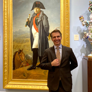 This extremely rare and monumental portrait of Napoleon I is the work of Joseph Franque