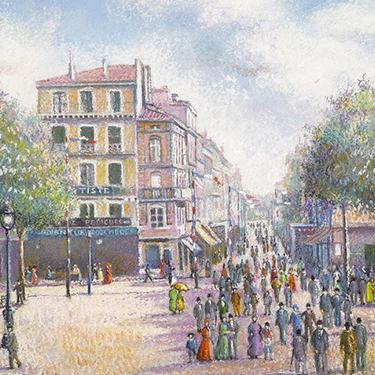 Le jardin municipal, Noisy-le-Sec by H. Claude Pissarro