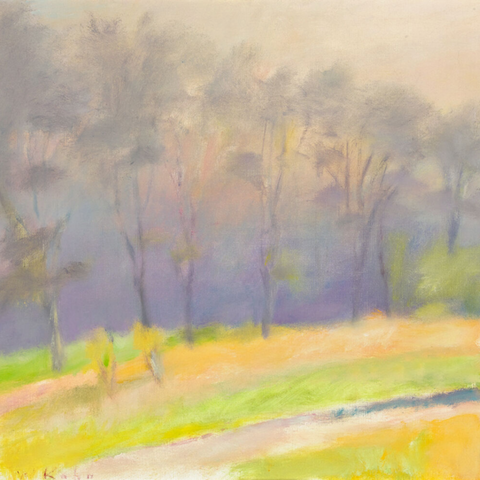 Marschlandschaft (mit drei Häusern) by Emil Nolde