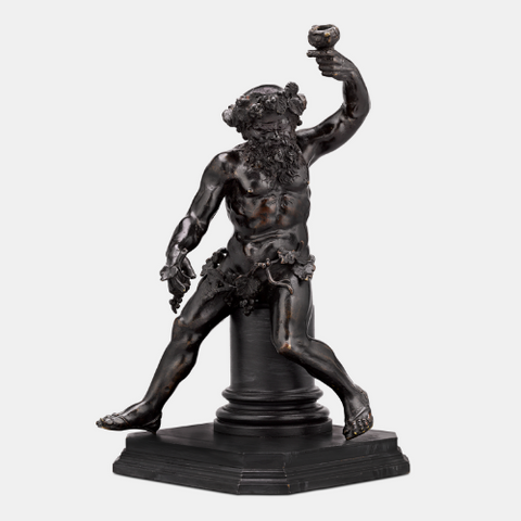 A Patinated Bronze Statuette of William Shakespeare by Frederick William MacMonnies