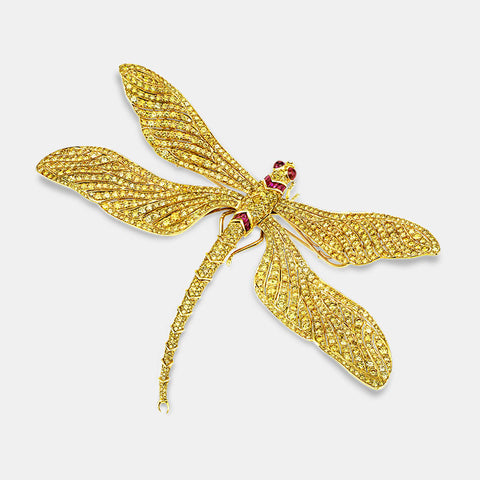 Fancy Intense Yellow Diamond Bracelet, 102.04 Carats
