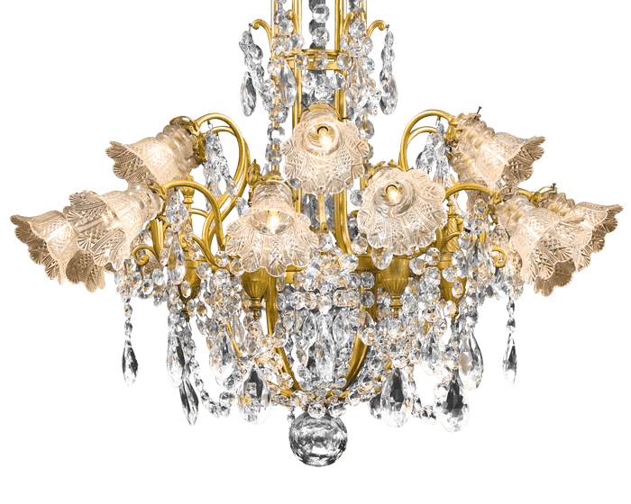 The beauty and quality of Baccarat crystal made it the choice of royalty throughout the world
