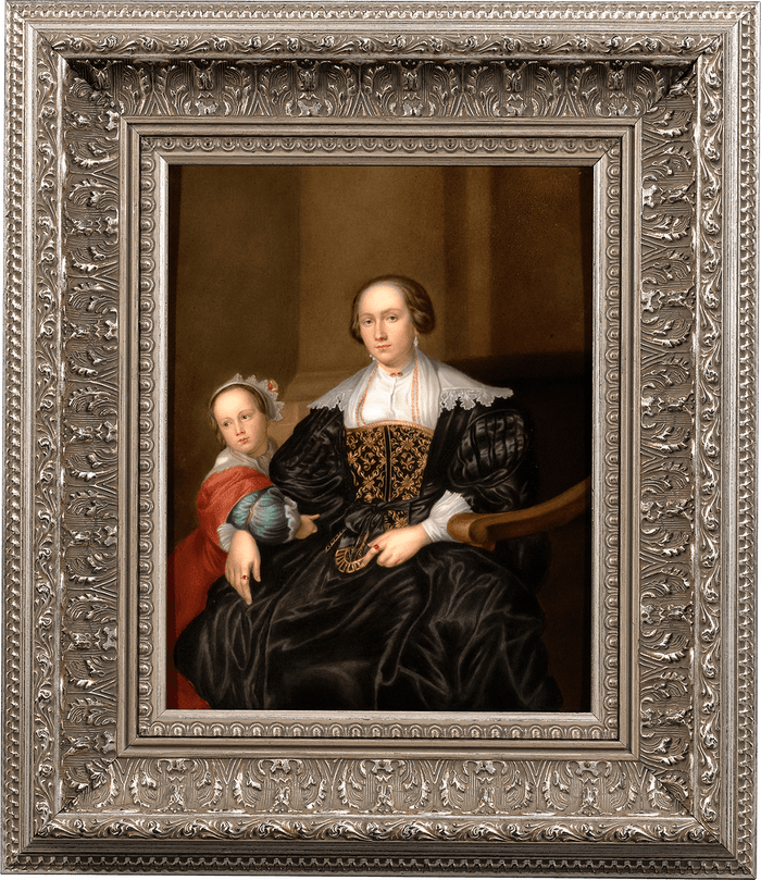 Renaissance Mother and Child Porcelain Plaque by KPM Berlin