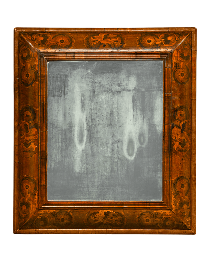 At the time this mirror was created, only the most wealthy persons could afford to own it