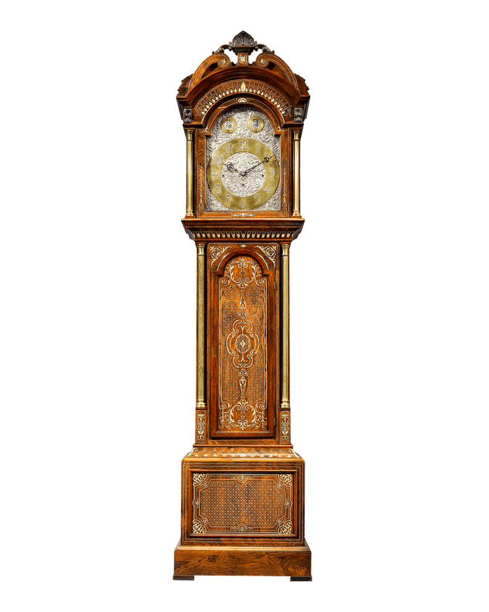 Rosewood Grandfather Clock