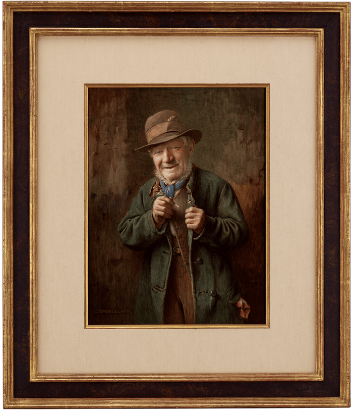 The Buttonhole by Charles Spencelayh