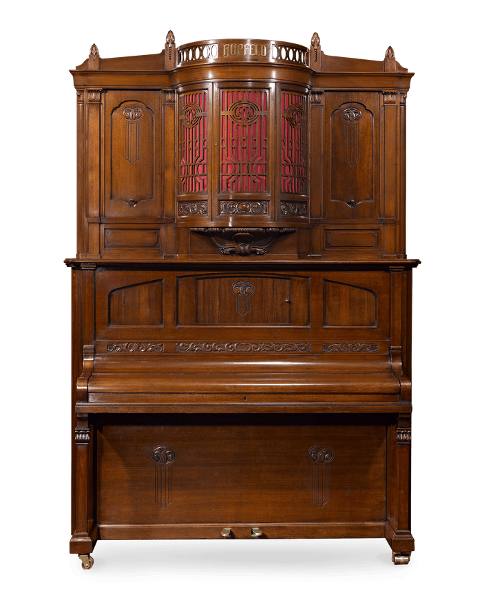 Featuring three self-playing violins and a piano, this remarkable machine boasts outstanding sound