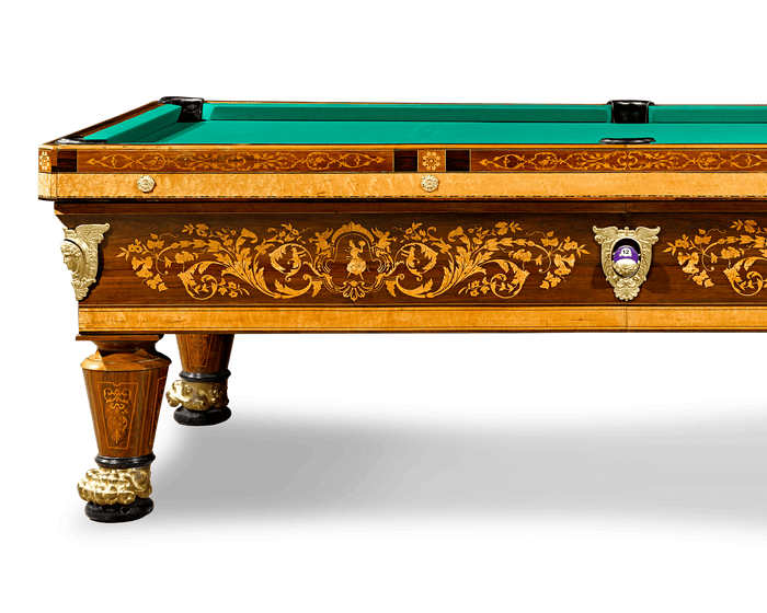 French Marquetry Billiard Table