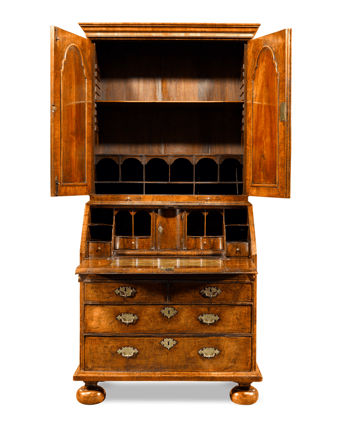 The interior features a multitude of drawers and compartments for storing valuables