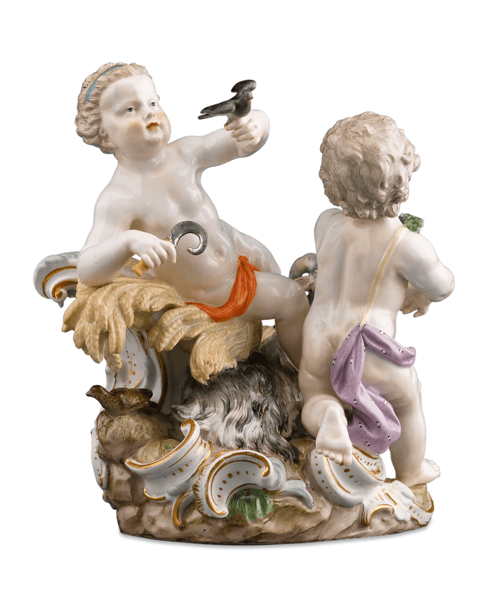 Meissen Porcelain Summer and Fall Figural Group