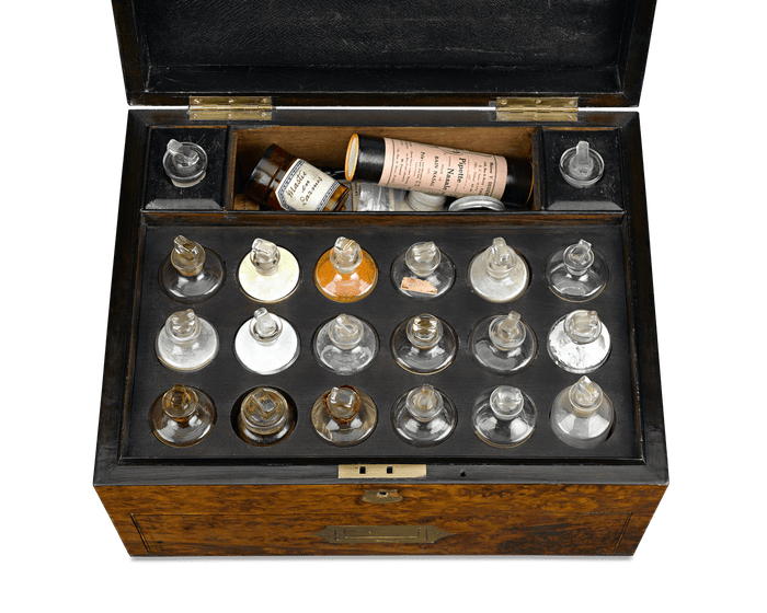 These chests were the first, and sometimes only, means of immediate medical treatment