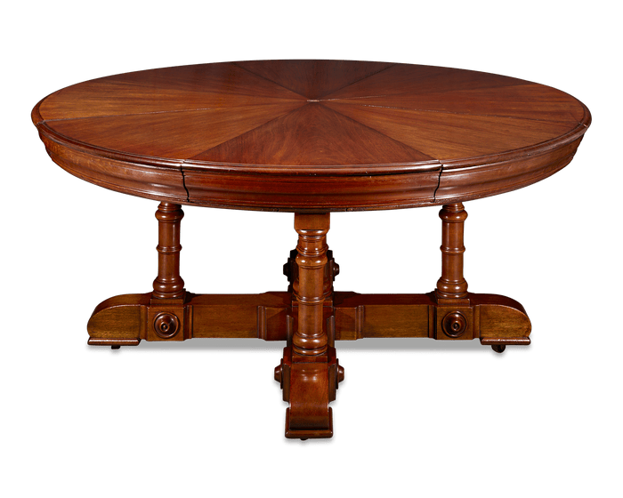 English Mahogany Expanding Table