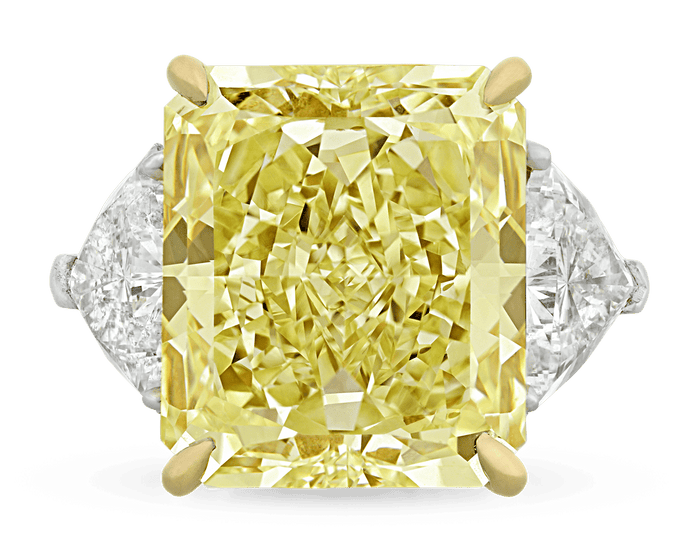 Fancy Yellow Diamond Ring, 20.28 Carats