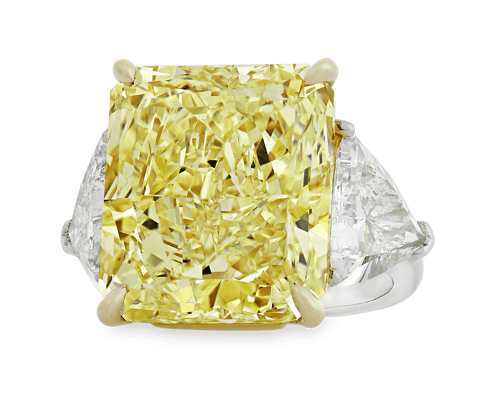 Fancy Yellow Diamond Ring, 20.28 Carats