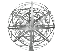 Escher-Inspired Sculpture "Concentric Rinds" by Zadora-Gerlof
