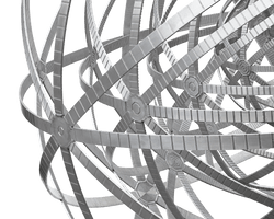 Escher-Inspired Sculpture "Concentric Rinds" by Zadora-Gerlof