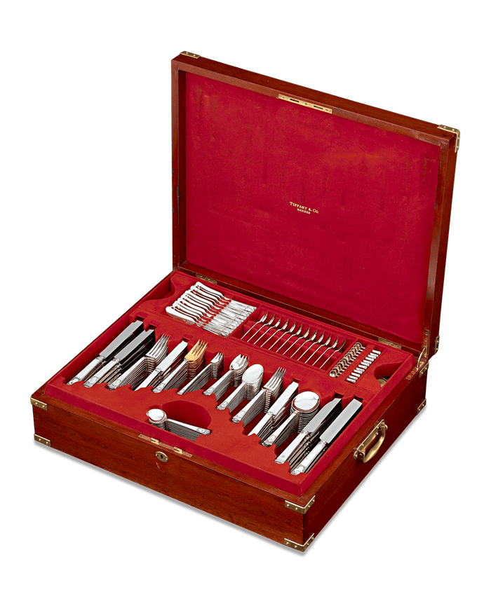 Tiffany & Co. San Lorenzo Silver Flatware Service, 248 Pieces