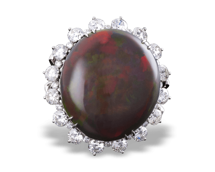 Ethiopian Opal Ring, 18.70 Carats