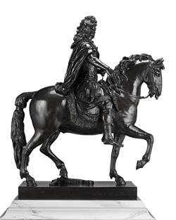 Equestrian Portrait of Louis XIV by Girardon