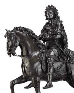 Equestrian Portrait of Louis XIV by Girardon