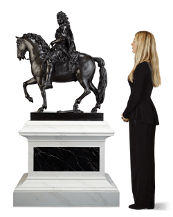 Equestrian Portrait of Louis XIV by Girardon