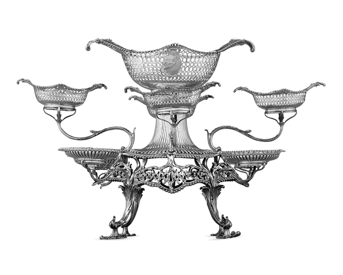 George III Silver Epergne by Thomas Pitts