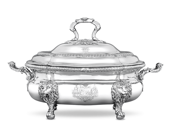 Silver Soup Tureen by Paul de Lamerie