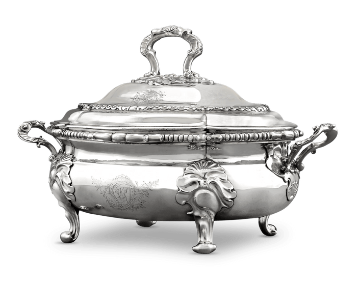 Paul de Lamerie Silver Soup Tureen