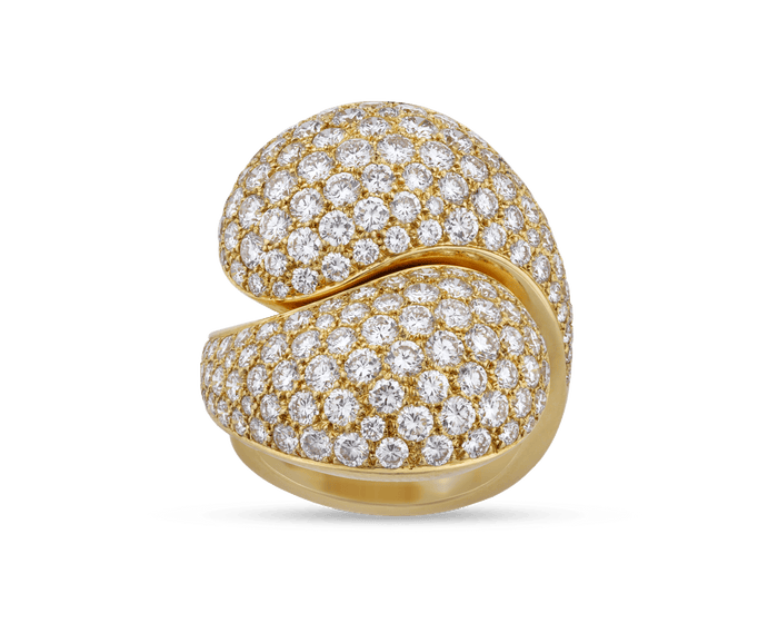 Cartier Diamond Bypass Ring