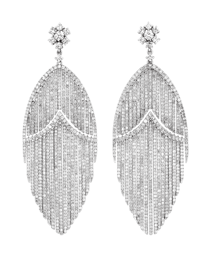 Diamond Earrings, 5.74 carats