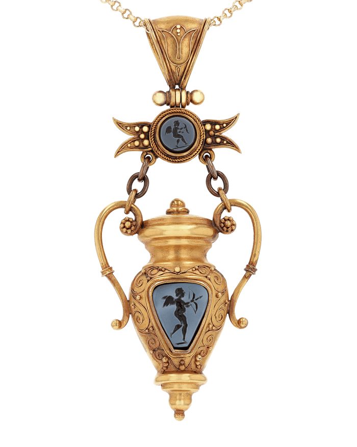 Victorian Intaglio Pendant With Hidden Compartment
