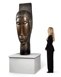 Tête de cariatide by Amedeo Modigliani