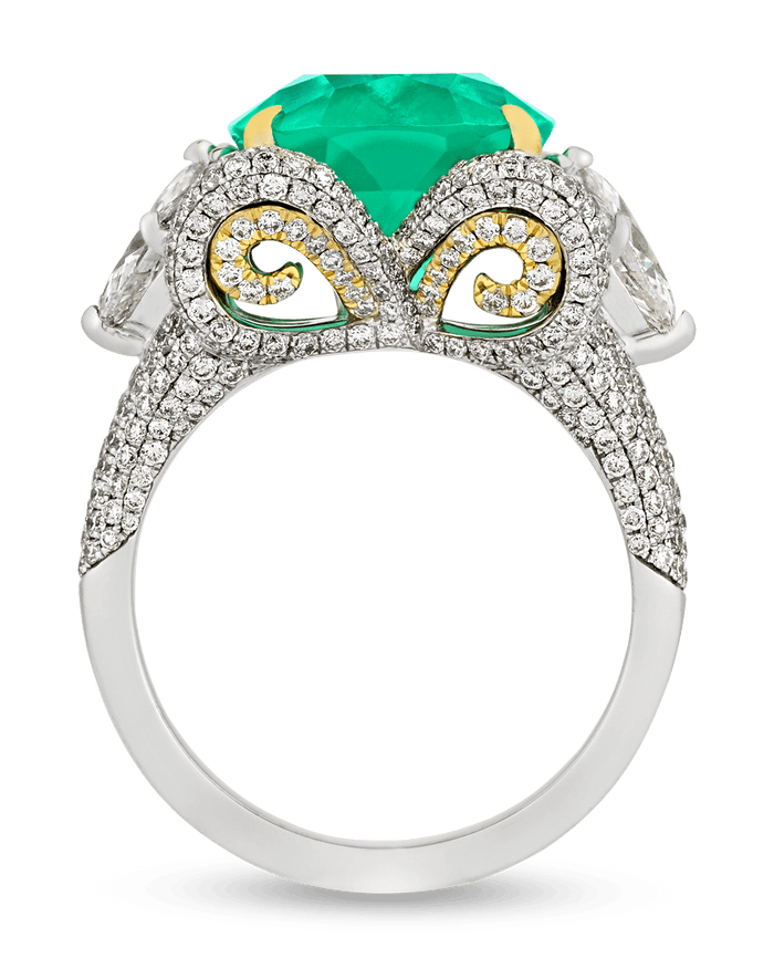 Russian Emerald Ring, 6.29 Carats