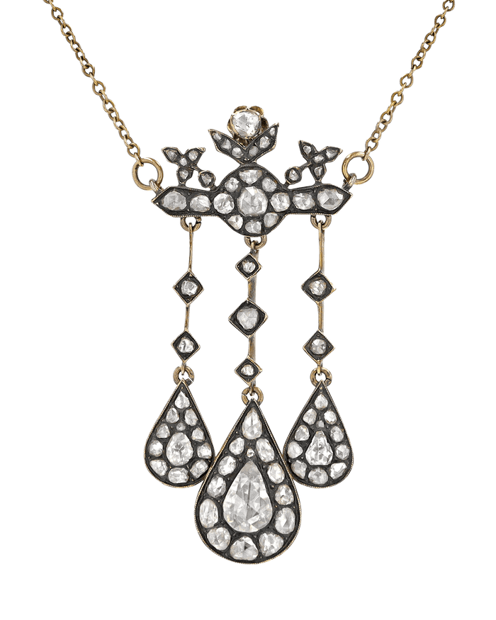 Edwardian-Period Diamond Jewelry Suite, 6.00 Carats