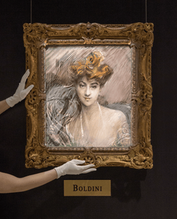 Portrait of Lucie Gérard by Giovanni Boldini