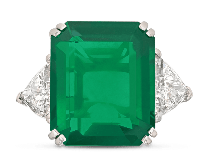 Zambian Emerald Ring, 15.25 Carats