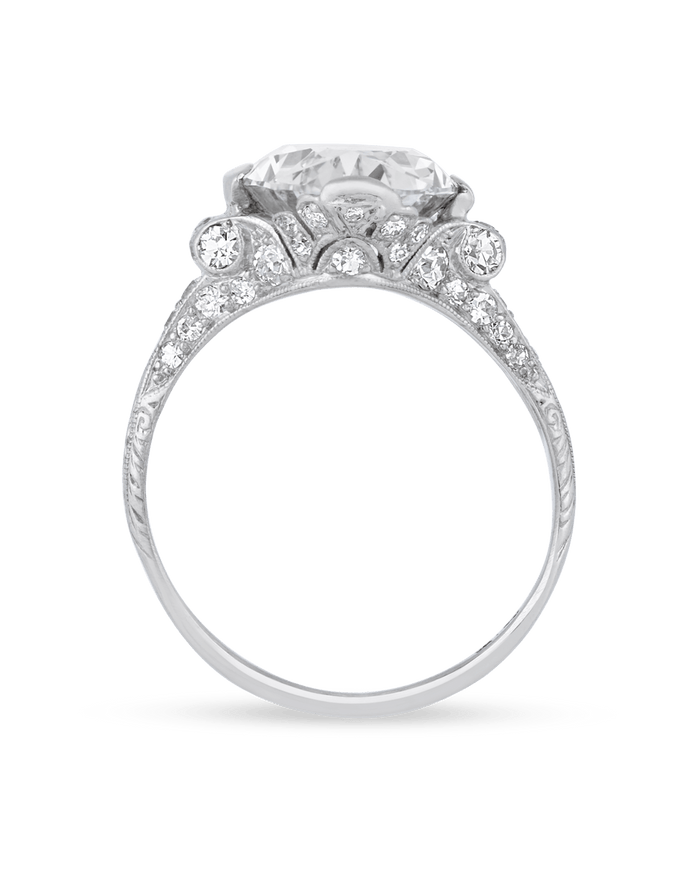Edwardian Diamond Ring, 5.64 Carats