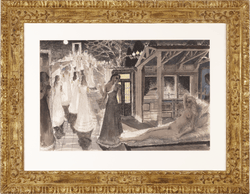 Study for L'Acropole by Paul Delvaux