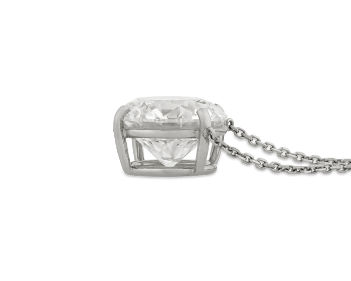 White Diamond Pendant, 11.52 Carat