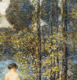 The Bather by Childe Hassam