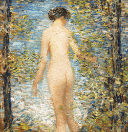 The Bather by Childe Hassam