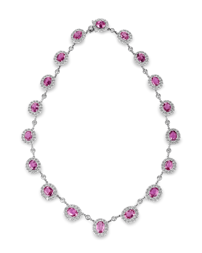 Pink Sapphire Suite, 34.77 Carats